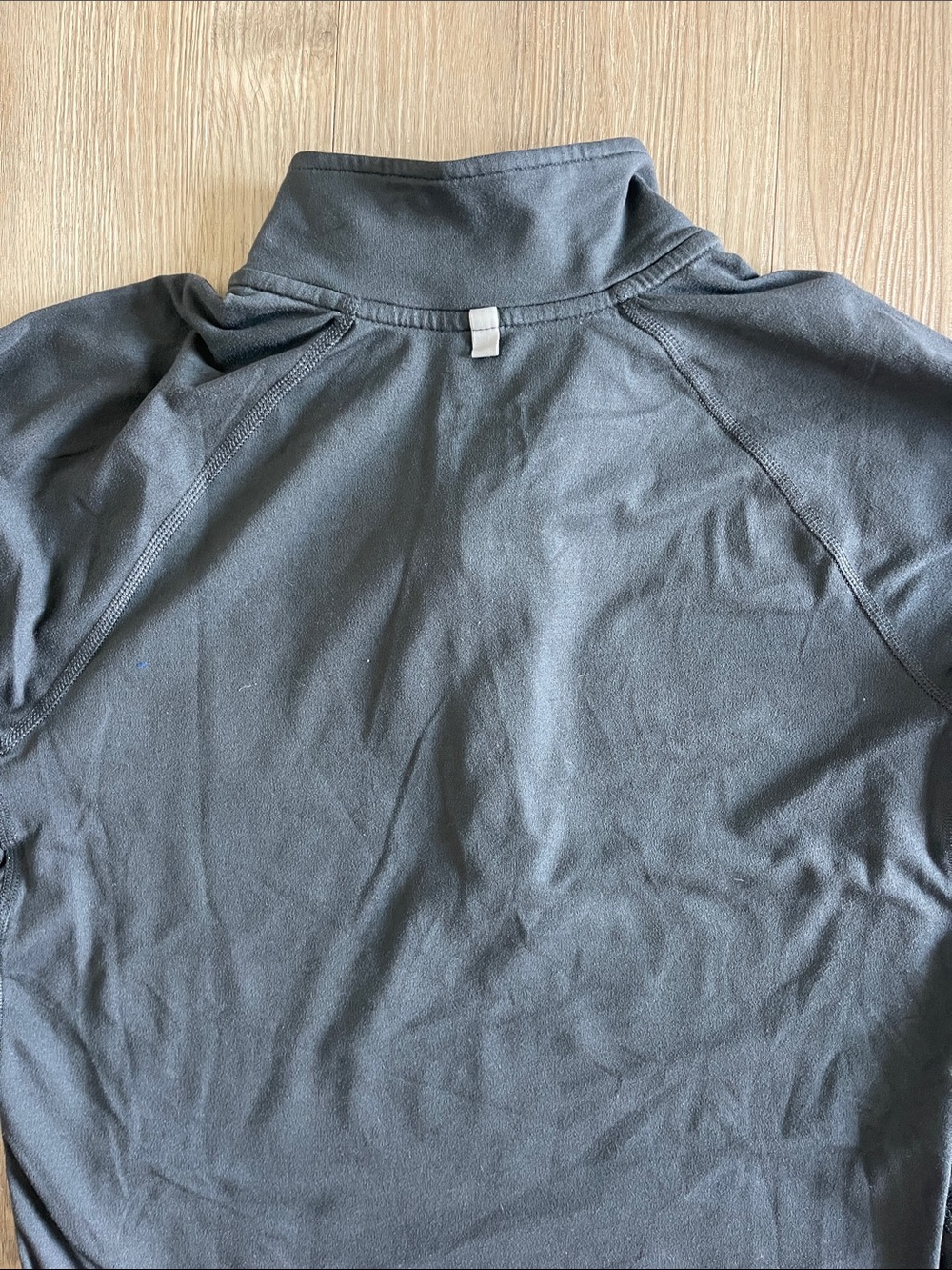 Nike Dark Gray Quarter-Zip Performance Pullover - Picture 5 of 5